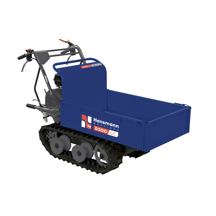 Mini dumper à chenilles 300kg Hansmann - Benne basculante manuelle