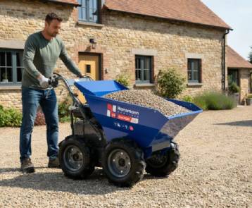 Mini transporteur thermique sur roues 